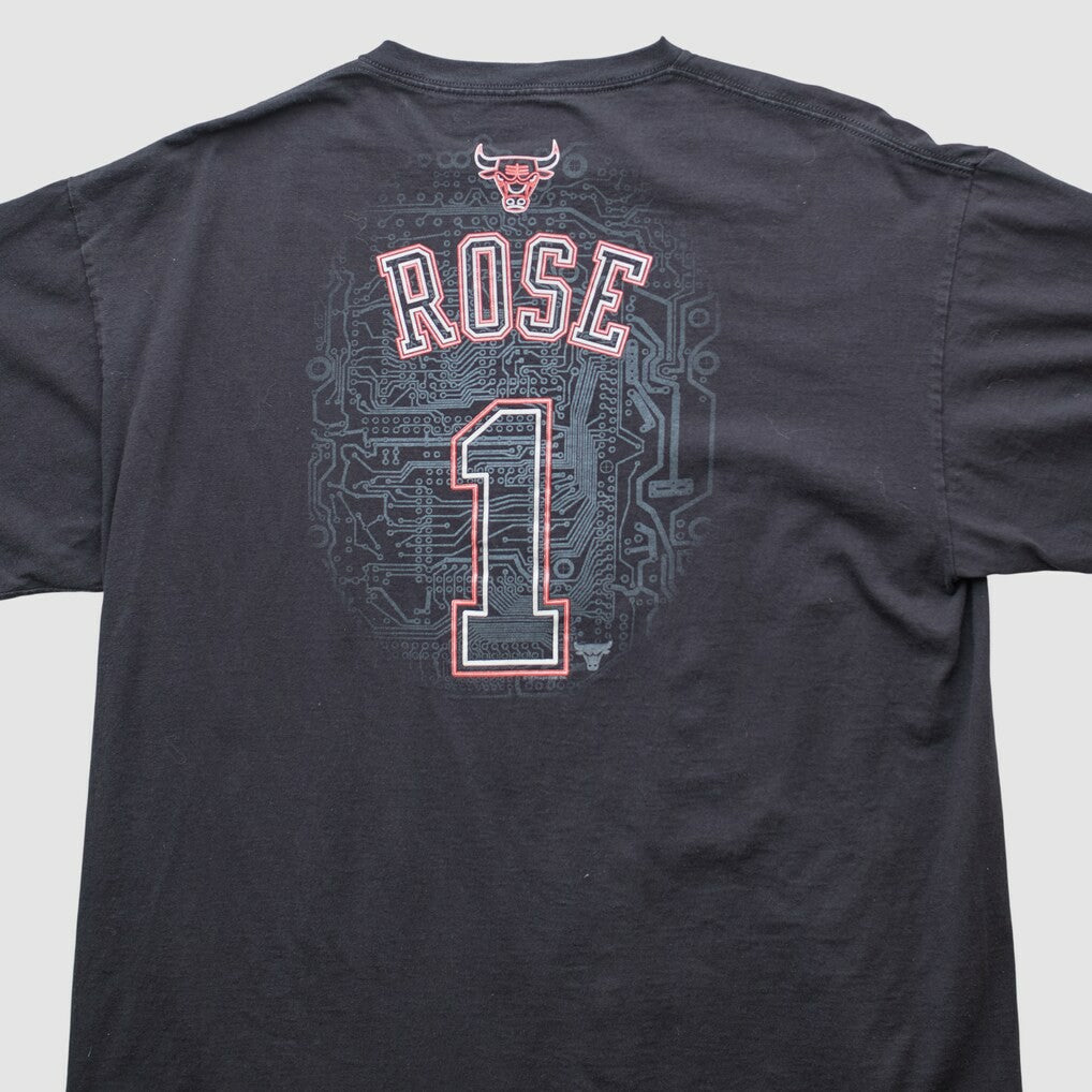 Chicago Bulls Majestic 2000s T-shirt Black Vintage