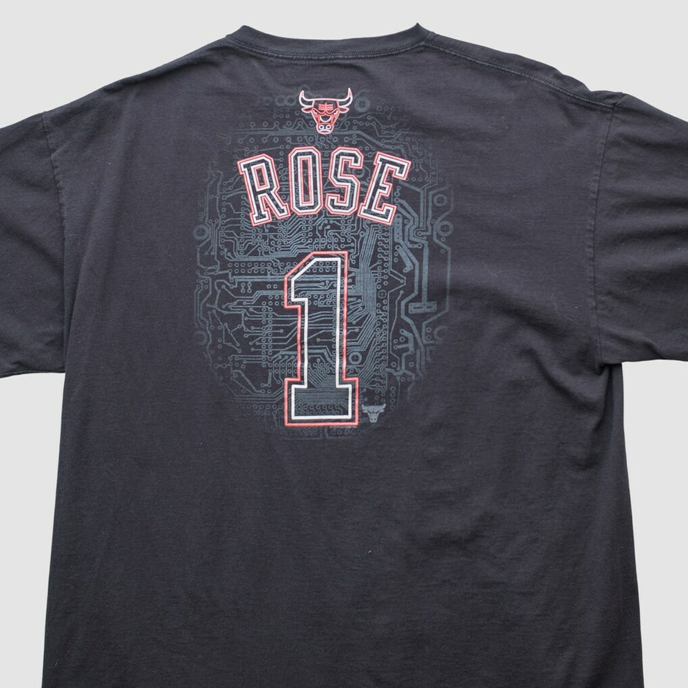 Chicago Bulls Majestic 2000s T-shirt Black Vintage