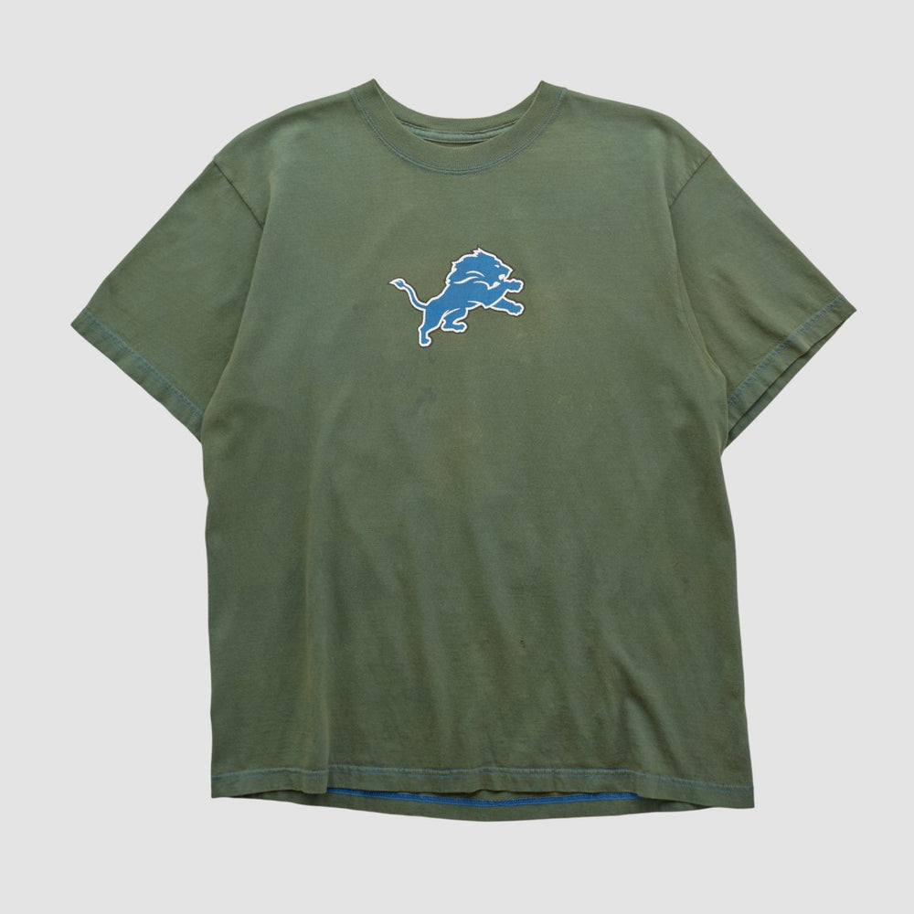 Detroit Lions Reebok 2000s T-shirt Green Vintage