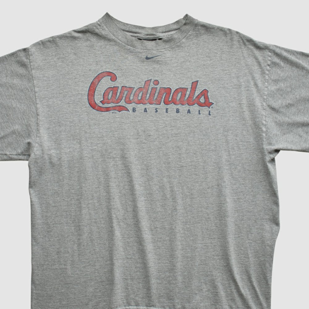 St. Louis Cardinals Nike 2000s T-shirt - Heather Gray - M by Fanatics Real Vintage T-shirts