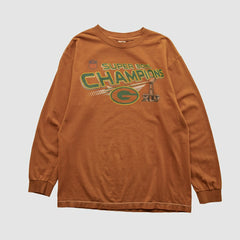 Super Bowl Champions XLV Alstyle 2011 Long Sleeve T-shirt Clay Vintage