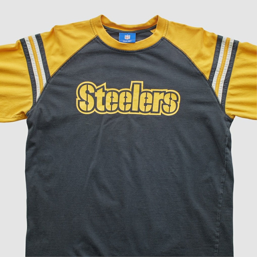 Pittsburgh Steelers Reebok 2000s Long Sleeve T-shirt Black Vintage