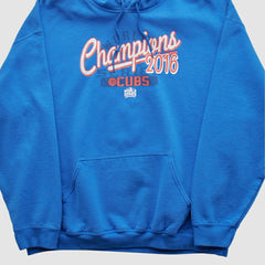 Chicago Cubs MLB Genuine Merchandise 2016 Hooded Pullover Sweatshirt - Blue - M by Fanatics Real Vintage Pullover