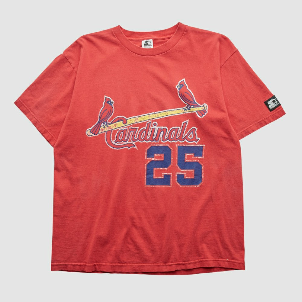 St. Louis Cardinals Starter 90s T-shirt - Red - M by Fanatics Real Vintage T-shirts