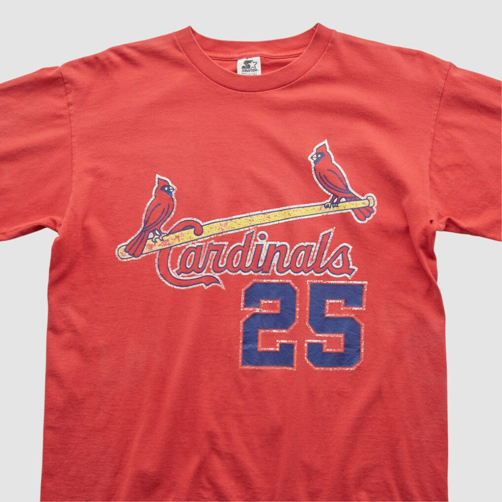 St. Louis Cardinals Starter 90s T-shirt - Red - M by Fanatics Real Vintage T-shirts
