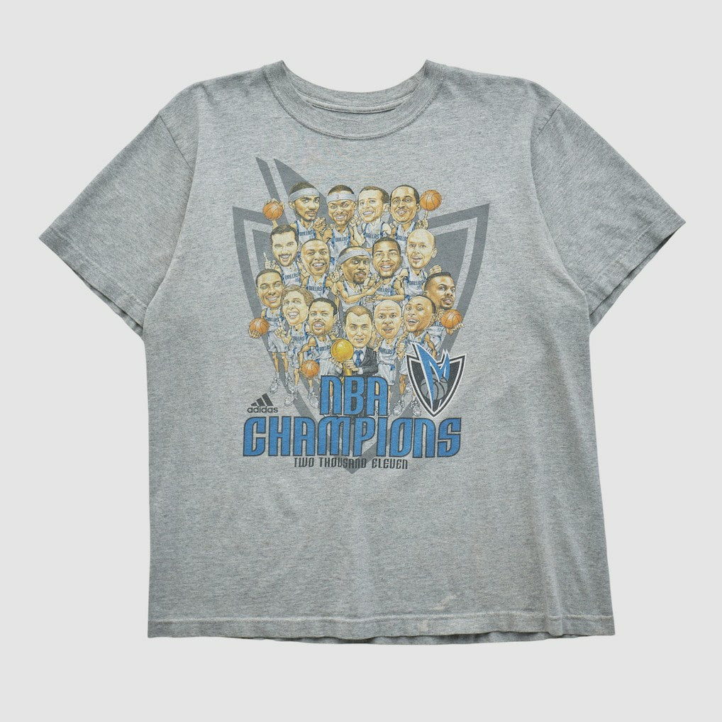Dallas Mavericks 2011 T-shirt Heather Gray Vintage