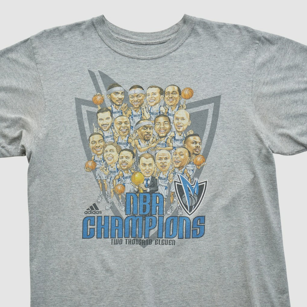 Dallas Mavericks 2011 T-shirt Heather Gray Vintage