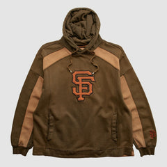San Francisco Giants Majestic 2000s Hooded Pullover Sweatshirt - Brown - M by Fanatics Real Vintage Pullover