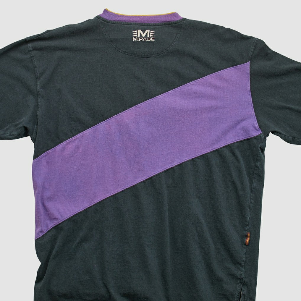 Minnesota Vikings Mirage 90s Long Sleeve T-shirt Black Vintage