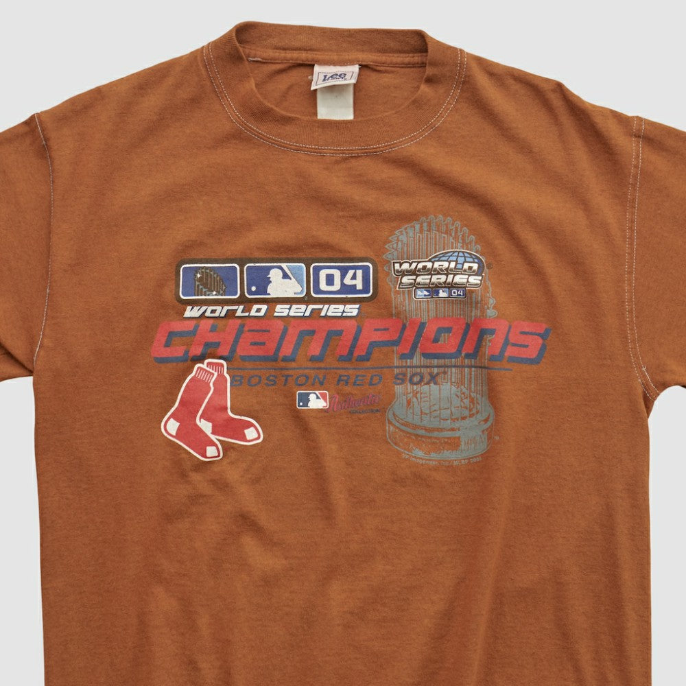 Boston Red Sox Lee Apparel 2004 T-shirt - Clay - M by Fanatics Real Vintage T-shirts
