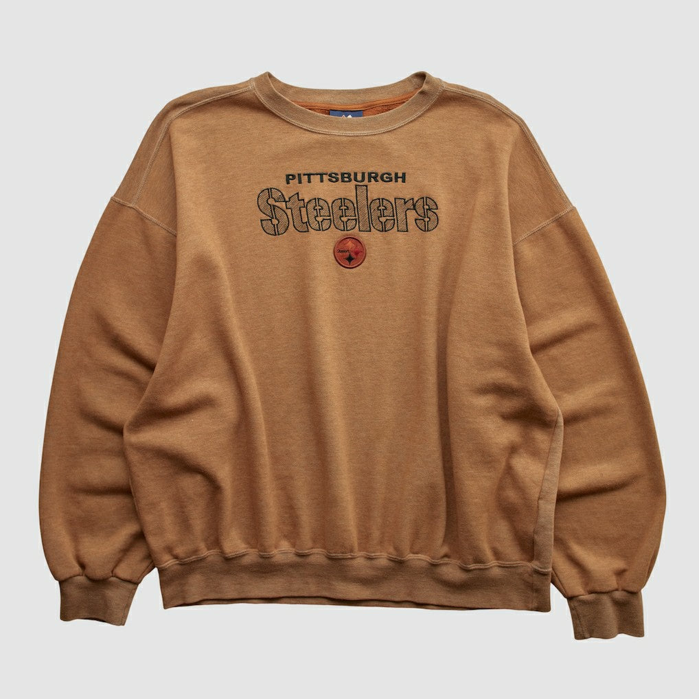 Pittsburgh Steelers Majestic 2000s Pullover Sweatshirt Clay Vintage