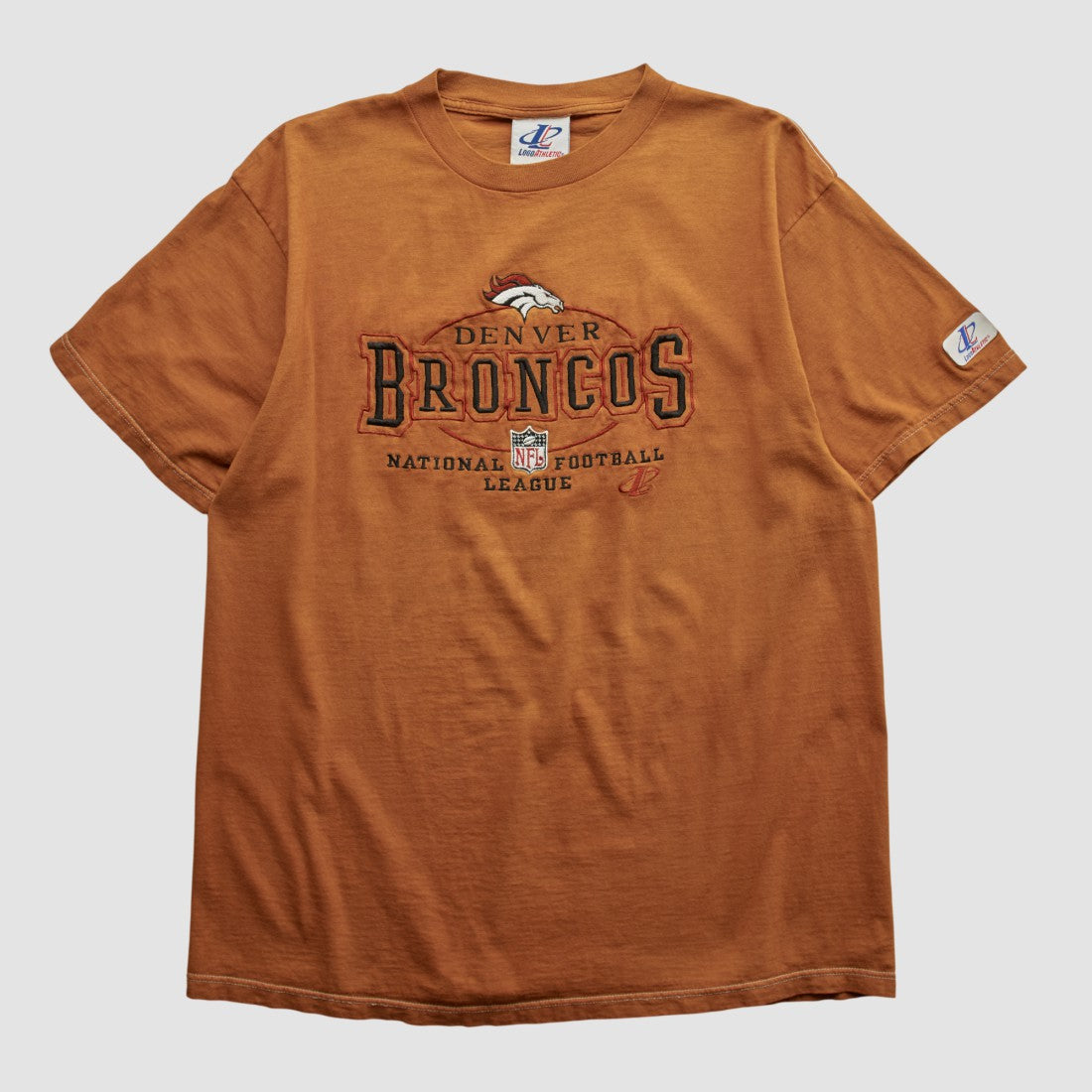 Denver Broncos Logo Athletic 90s T-shirt Clay Vintage