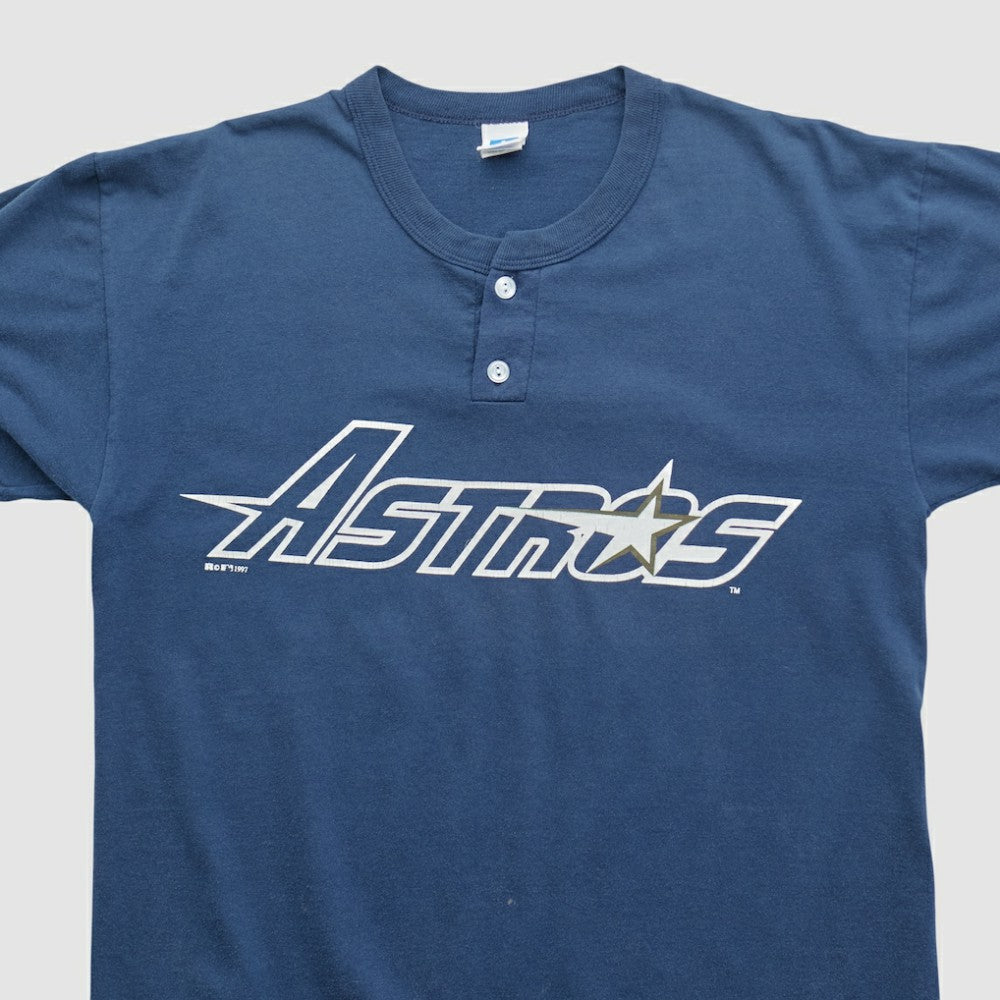 Houston Astros Russell 2000s T-shirt - Navy - S by Fanatics Real Vintage T-shirts