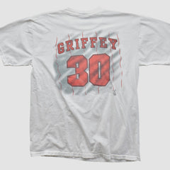 Cincinnati Reds True Fan 2000 T-shirt - White - XL by Fanatics Real Vintage T-shirts