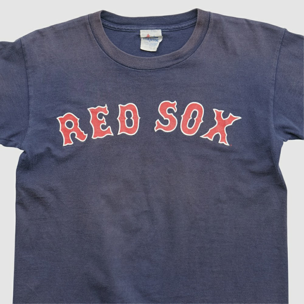 Boston Red Sox Majestic 2000s T-shirt - Navy - XS by Fanatics Real Vintage T-shirts