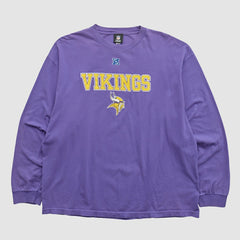 Minnesota Vikings NFL 2010s Long Sleeve T-shirt Purple Vintage