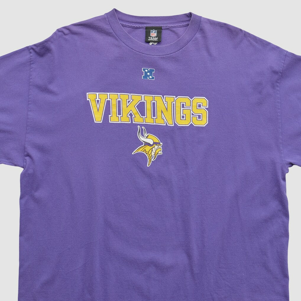 Minnesota Vikings NFL 2010s Long Sleeve T-shirt Purple Vintage