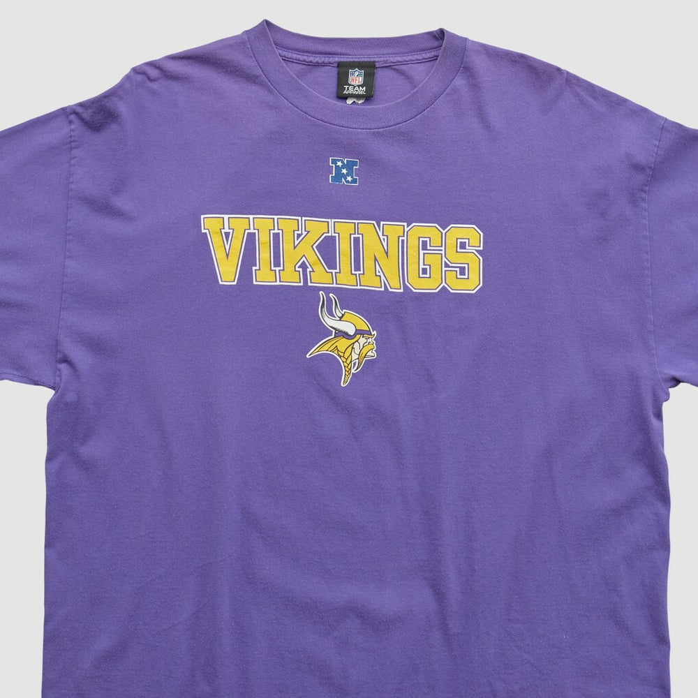 Minnesota Vikings NFL 2010s Long Sleeve T-shirt Purple Vintage