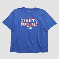 New York Giants Reebok 2010s T-shirt Blue Vintage