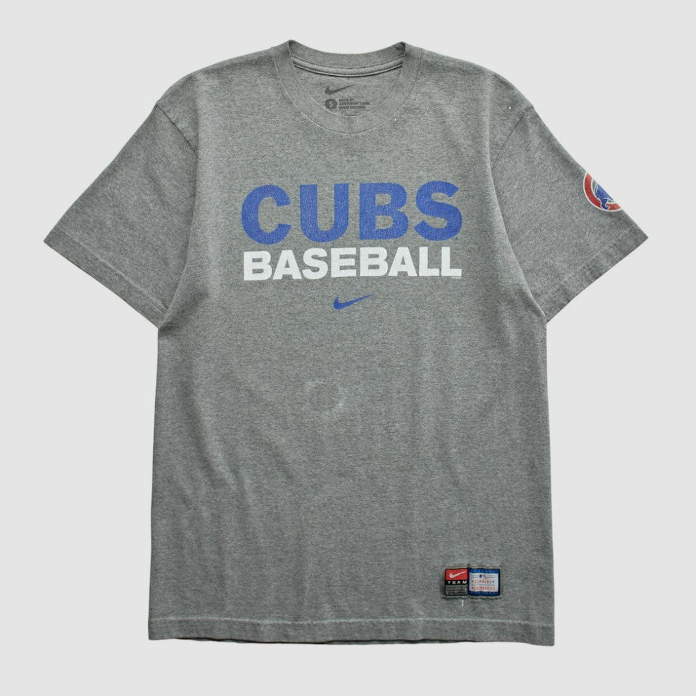 Chicago Cubs Nike 2000s T-shirt - Dark Heather Gray - M by Fanatics Real Vintage T-shirts
