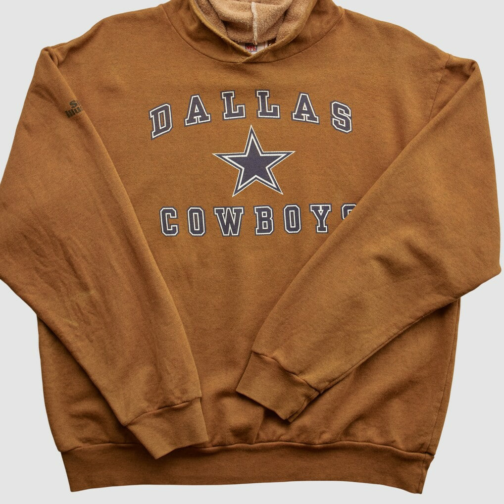 Dallas Cowboys NFL 2010s Hooded Pullover Sweatshirt Clay Vintage
