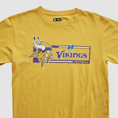 Minnesota Vikings NFL 2010s Long Sleeve T-shirt Yellow Vintage