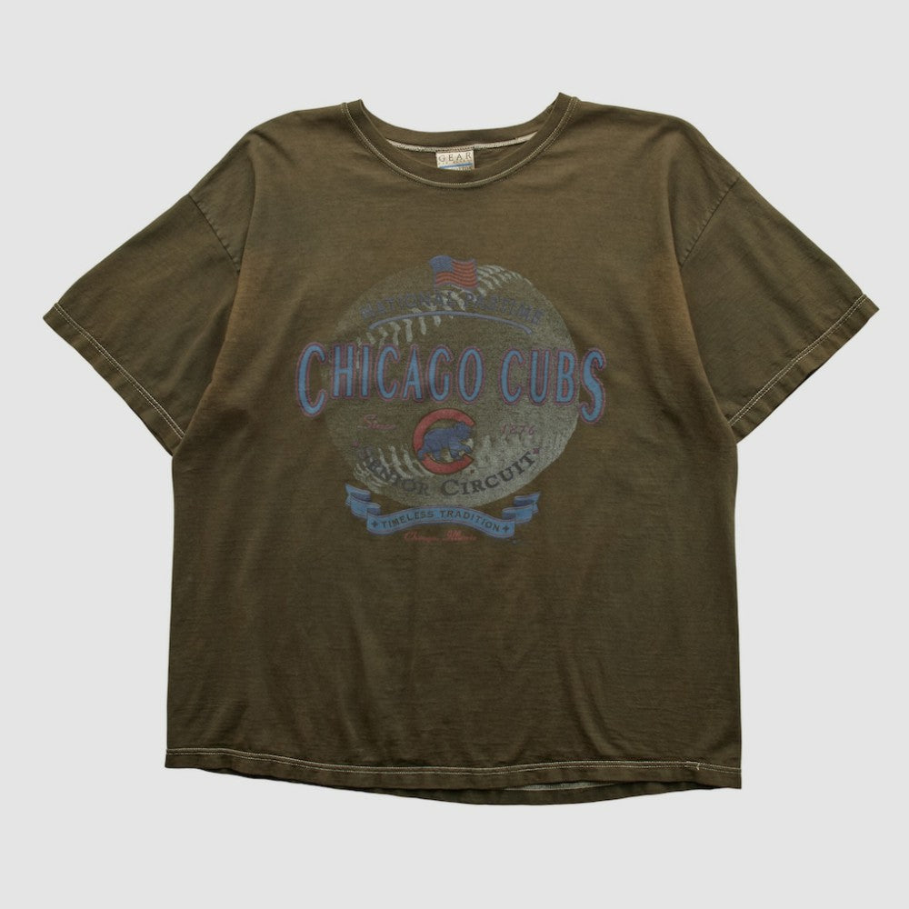 Chicago Cubs Gear For Sports 90s T-shirt - Brown - XL by Fanatics Real Vintage T-shirts