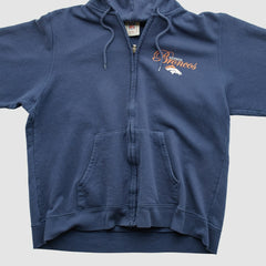 Denver Broncos NFL 2000s Hooded Full Zip Sweatshirt Navy Vintage