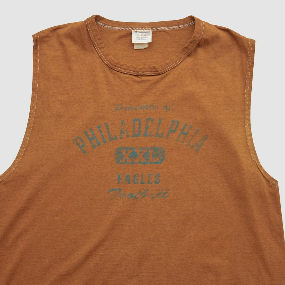 Philadelphia Eagles Champion 90s Tank Clay Vintage