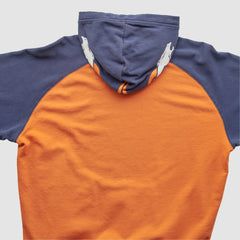 Denver Broncos Reebok 2000s Hooded Pullover Sweatshirt Orange Vintage