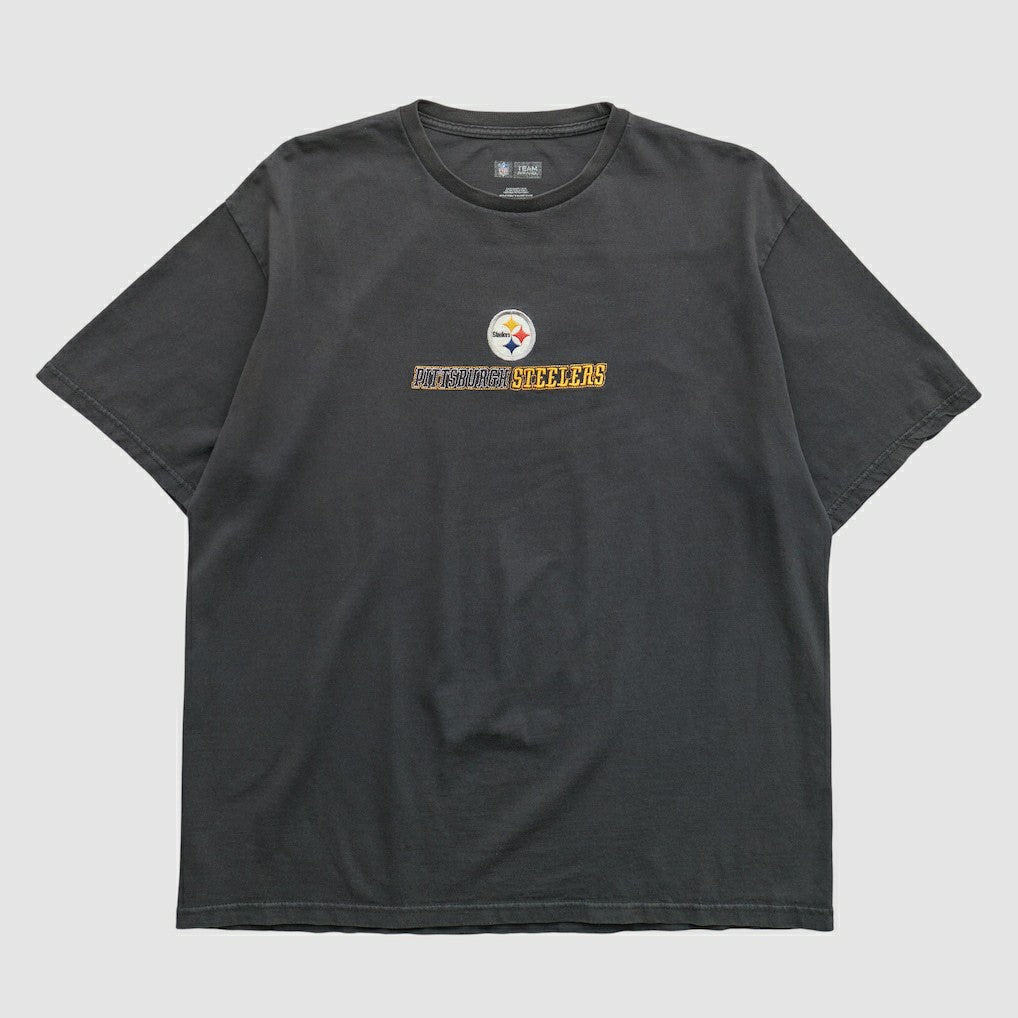 Pittsburgh Steelers NFL 2010s T-shirt Charcoal Vintage