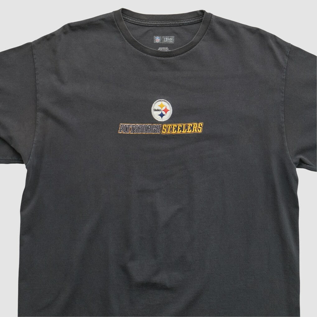 Pittsburgh Steelers NFL 2010s T-shirt Charcoal Vintage