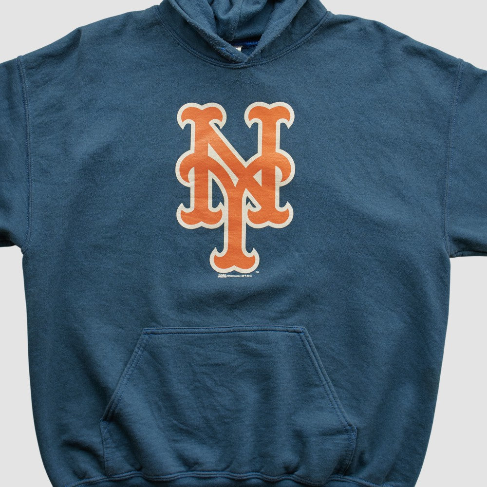 New York Mets Gildan 2015 Hooded Pullover Sweatshirt - Navy - S by Fanatics Real Vintage Pullover