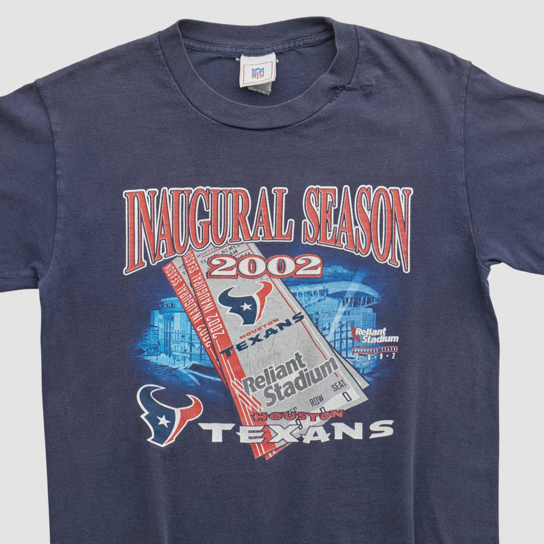 Houston Texans NFL 2002 T-shirt Navy Vintage