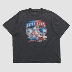 Super Bowl XLII Reebok 2008 T-shirt Black Vintage