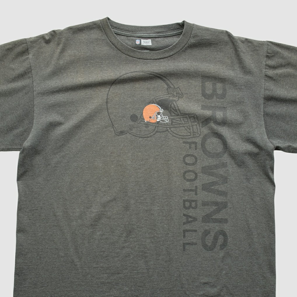 Cleveland Browns NFL 2010s T-shirt Dark Heather Gray Vintage