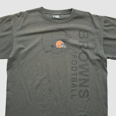 Cleveland Browns NFL 2010s T-shirt Dark Heather Gray Vintage