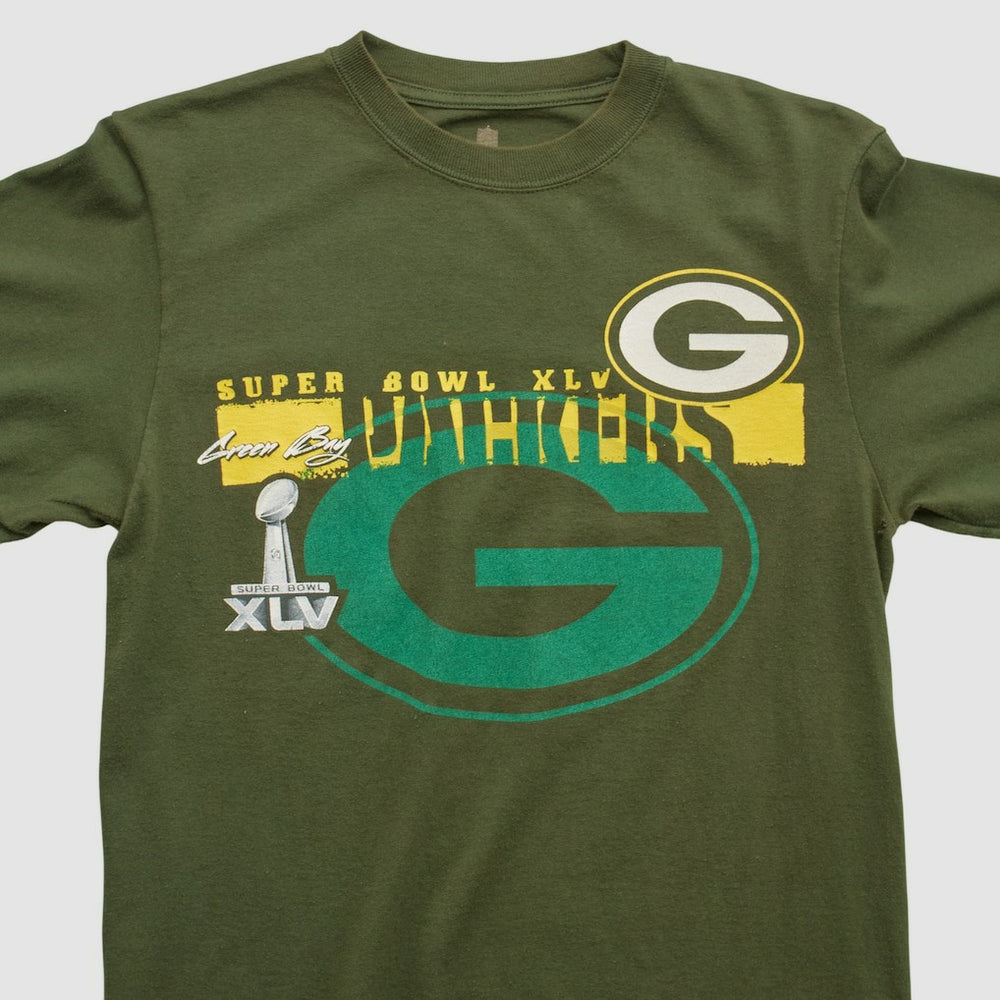 Green Bay Packers NFL 2011 Long Sleeve T-shirt Green Vintage