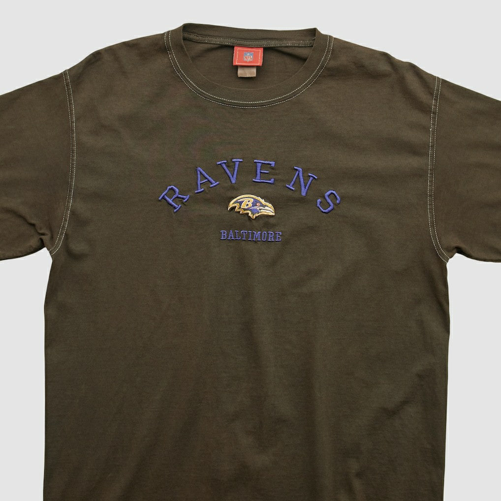 Baltimore Ravens NFL 2000s T-shirt Brown Vintage