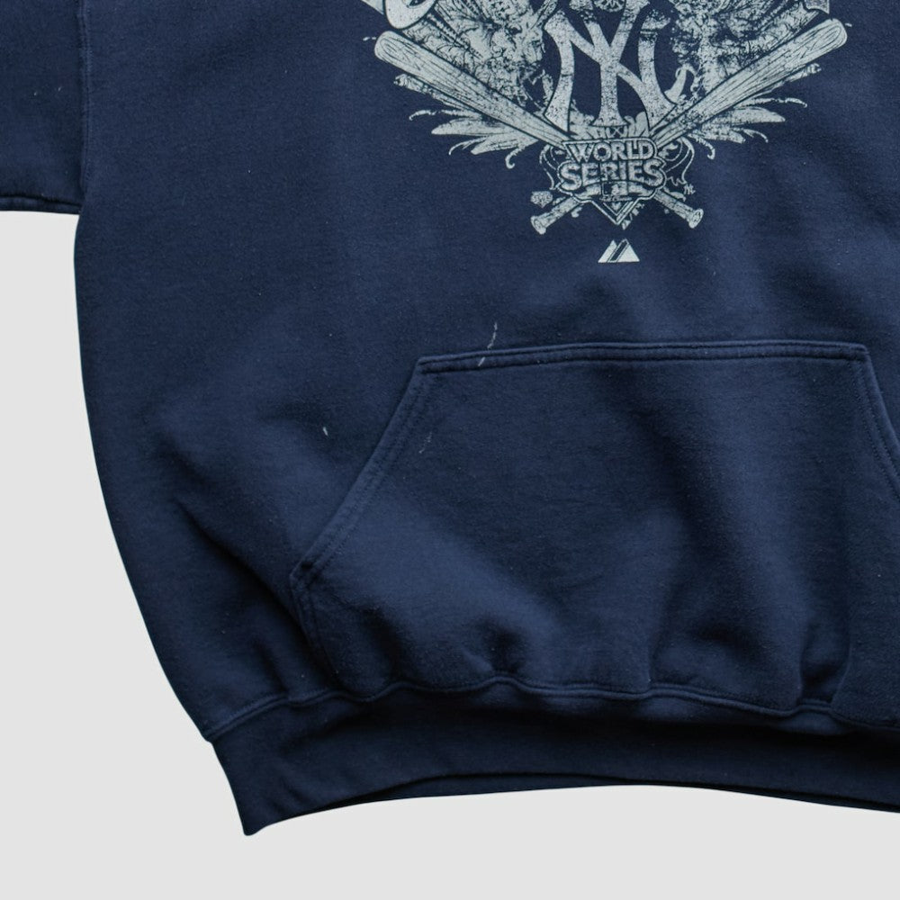 World Series Gildan 2009 Hooded Pullover Sweatshirt - Navy - L by Fanatics Real Vintage Pullover