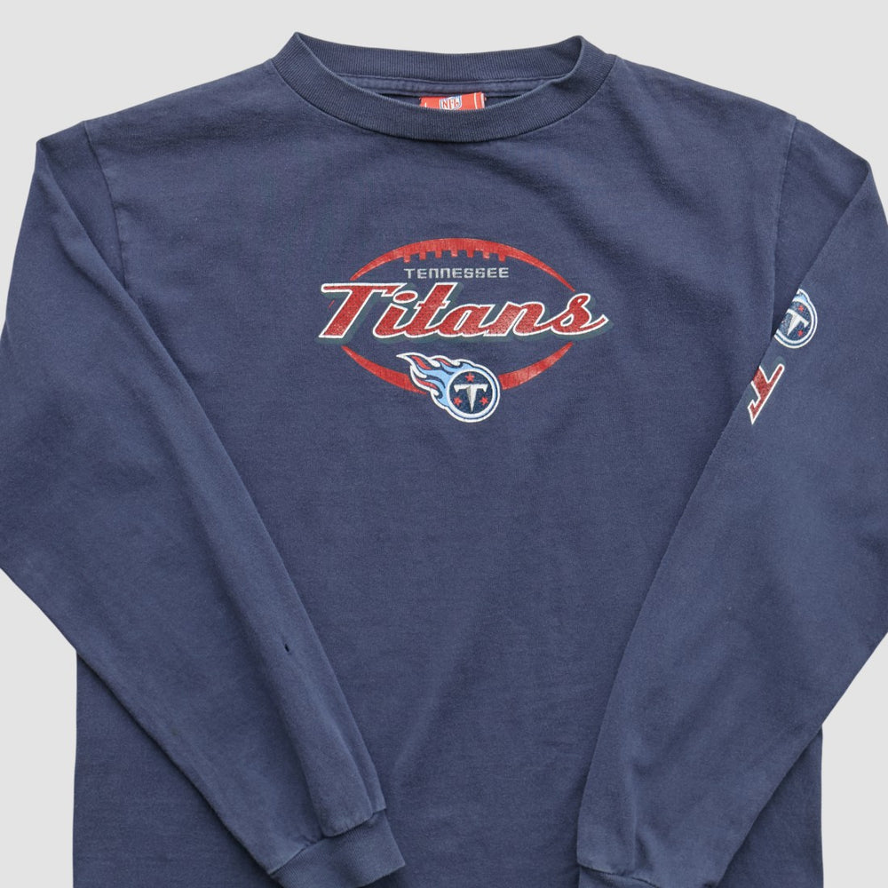 Tennessee Titans NFL 2000s Long Sleeve T-shirt Navy Vintage