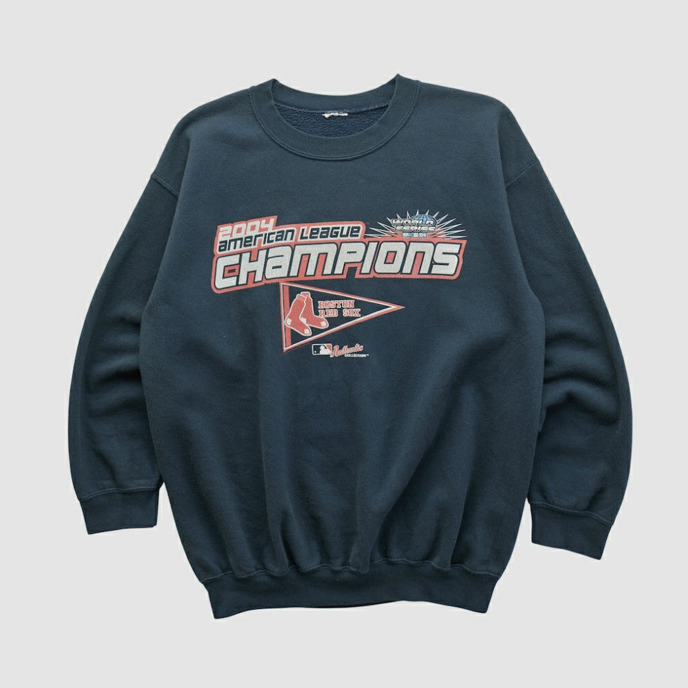 Boston Red Sox 2004 Pullover Sweatshirt - Black - M by Fanatics Real Vintage Pullover