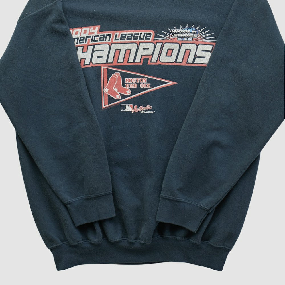 Boston Red Sox 2004 Pullover Sweatshirt - Black - M by Fanatics Real Vintage Pullover