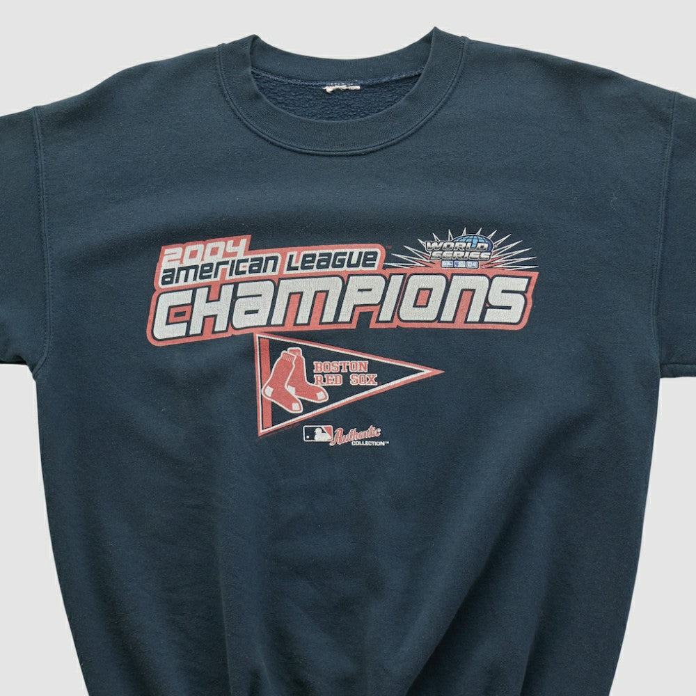Boston Red Sox 2004 Pullover Sweatshirt - Black - M by Fanatics Real Vintage Pullover