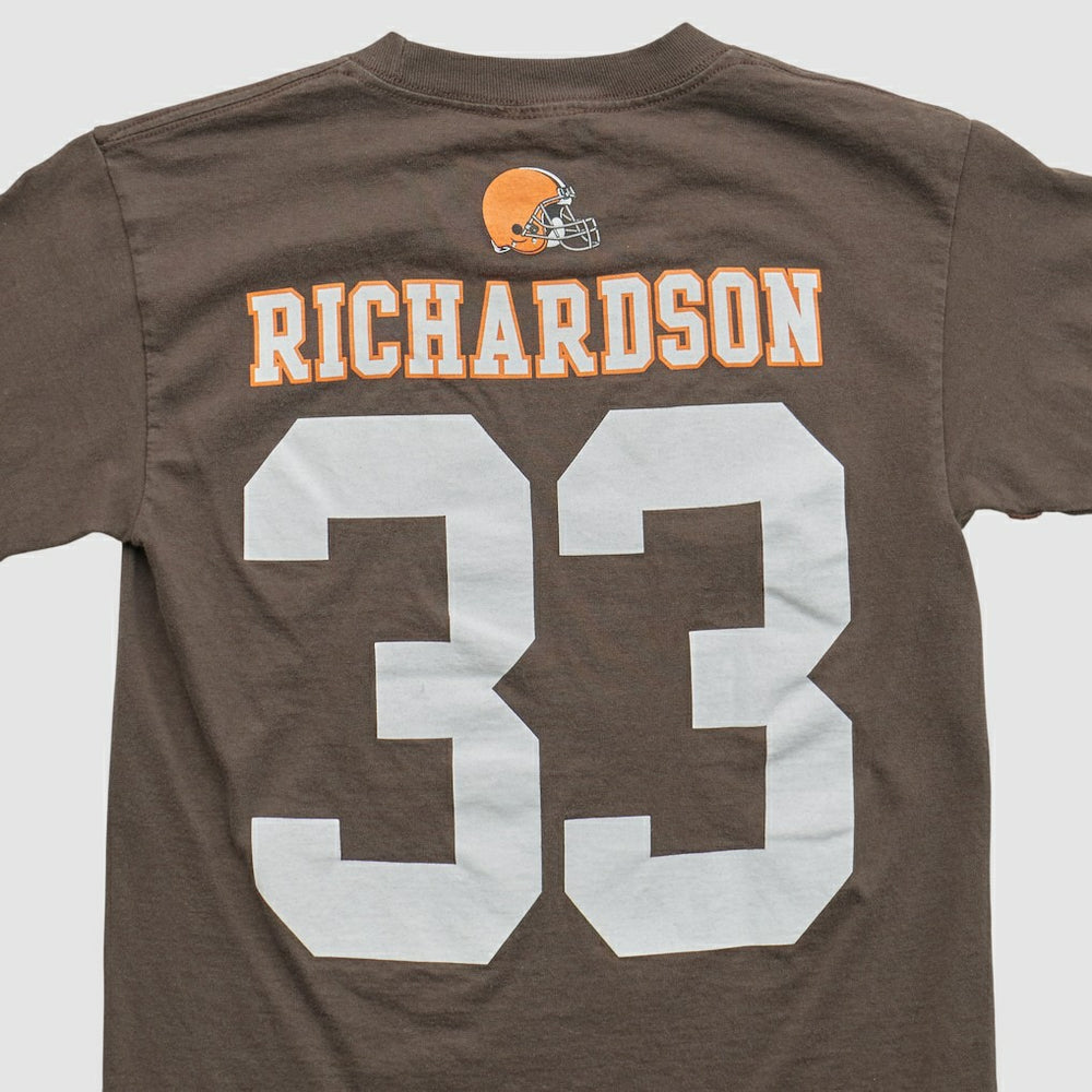 Cleveland Browns NFL 2010s T-shirt Brown Yth L Real Vintage