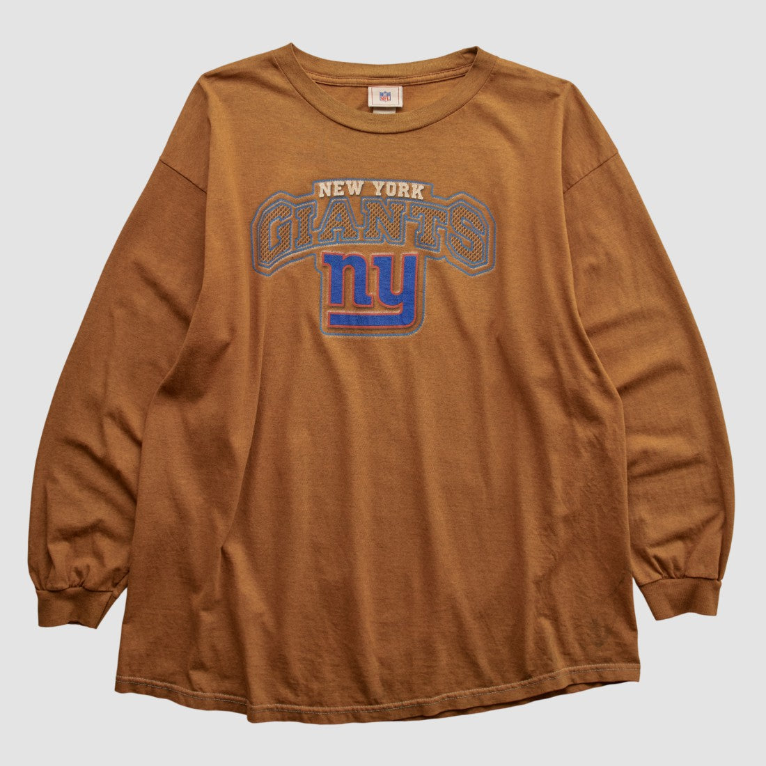 New York Giants NFL 2000s Long Sleeve T-shirt Clay Vintage