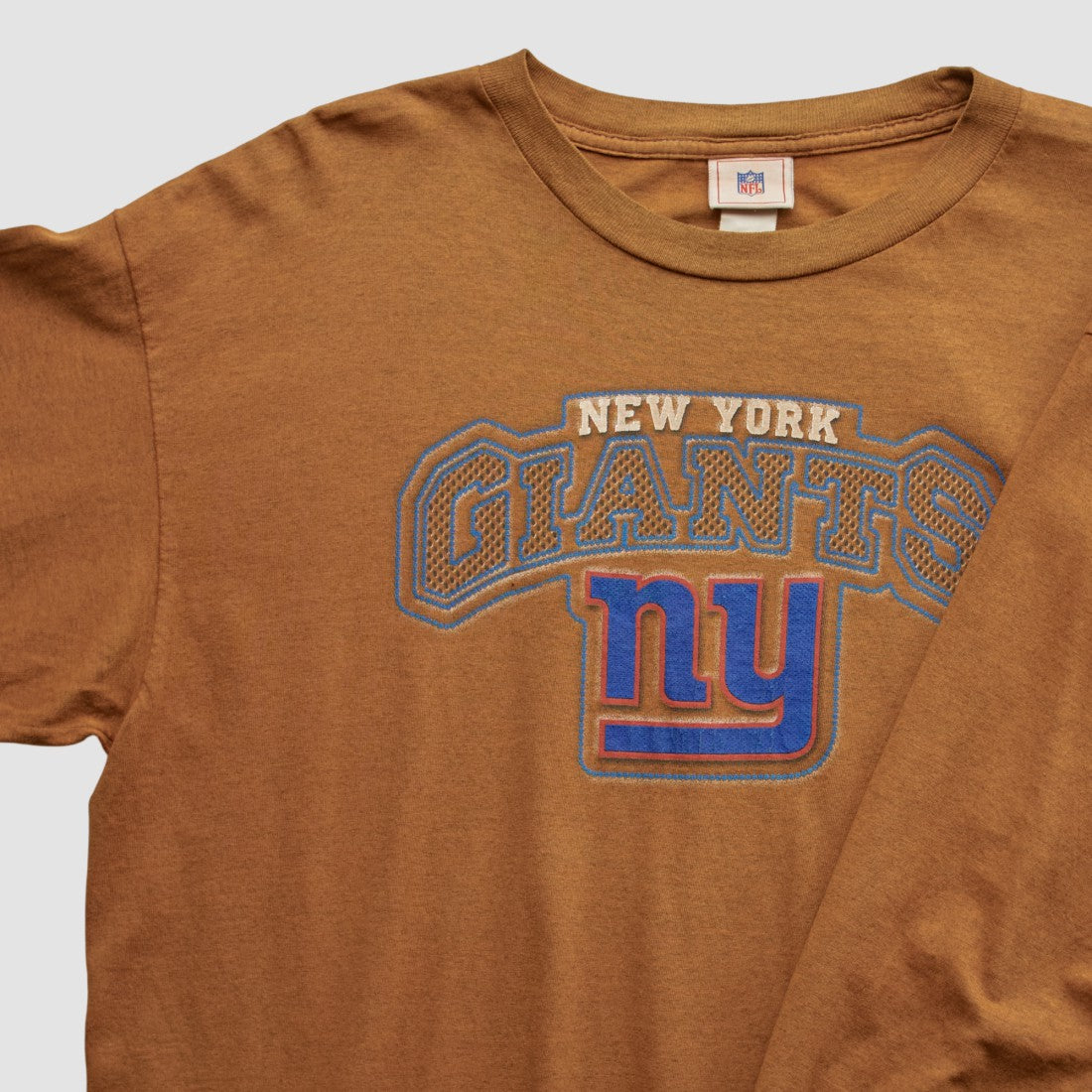 New York Giants NFL 2000s Long Sleeve T-shirt Clay Vintage