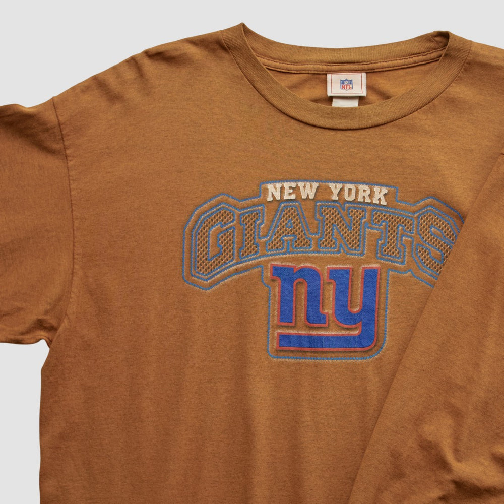 New York Giants NFL 2000s Long Sleeve T-shirt Clay Vintage