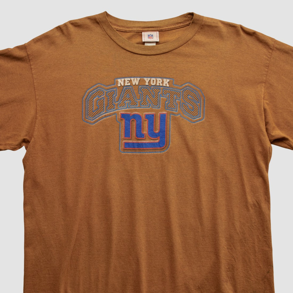 New York Giants NFL 2000s Long Sleeve T-shirt Clay Vintage