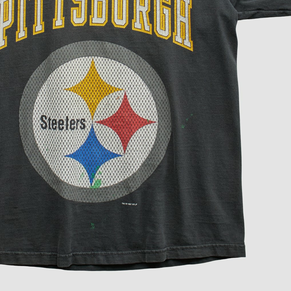 Pittsburgh Steelers Pro Player 90s T-shirt Black Vintage